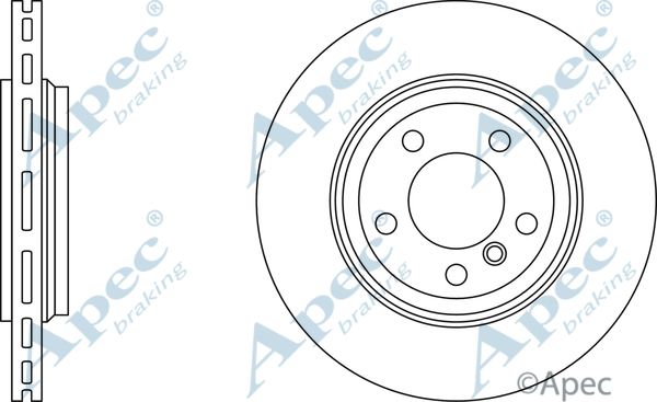 APEC BRAKING Jarrulevy DSK2080